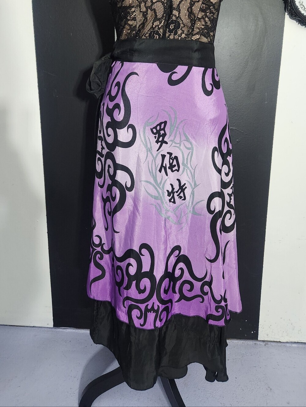 Reversible Dragon Wrap Skirt
